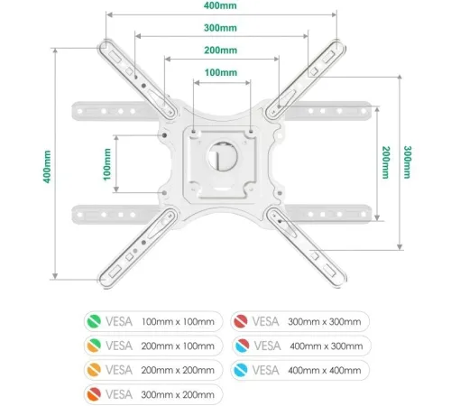 Кронштейн для телевизора Onkron M4 белый
