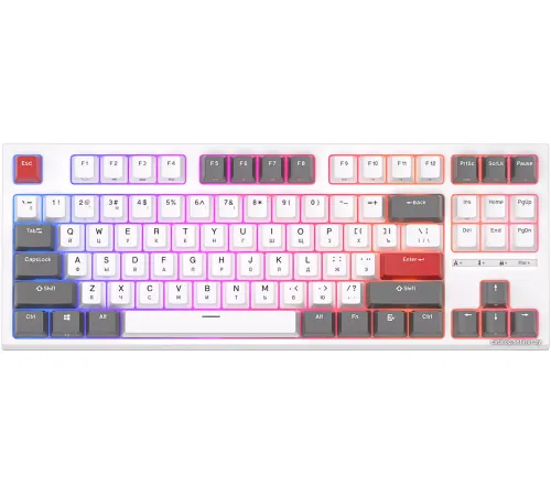 Клавиатура Royal Kludge RK-R87 RGB белый, RK Blue
