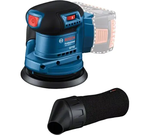 Эксцентриковая шлифмашина Bosch GEX 185-LI Professional 06013A5020 без АКБ