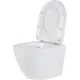 Унитаз подвесной Roxen Antares 530185-02 в комплекте с инсталляцией StounFix Dual Fresh 6 в 1 966352 кнопка: серый бетон