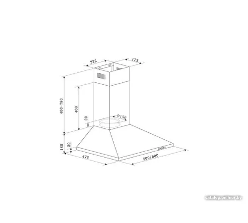 Кухонная вытяжка Making Oasis Everywhere KB-50W