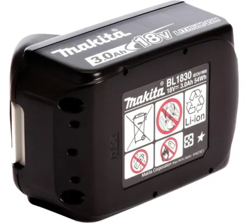 Аккумулятор с зарядным устройством Makita BL1830B + DC18RC 18В/3.0 Ah + 7.2-18В
