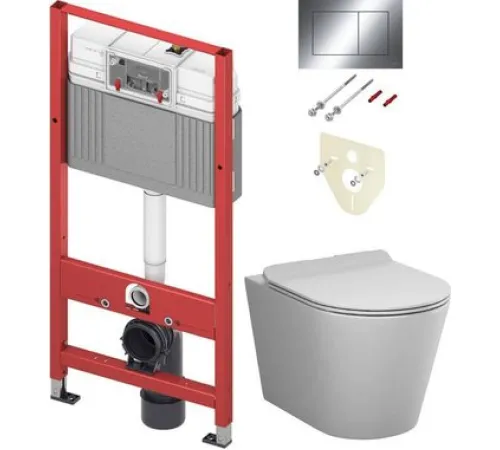 Унитаз подвесной AM.PM Sunny Flashclean C85C1701SC + TECE Kit 9400412