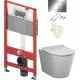 Унитаз подвесной AM.PM Sunny Flashclean C85C1701SC + TECE Kit 9400412