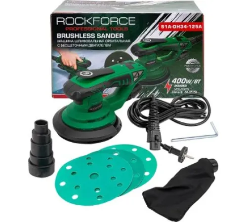 Эксцентриковая шлифмашина RockForce RF-S1A-DH34-125A