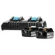 Газонокосилка Makita DLM460PT2 с 2-мя АКБ