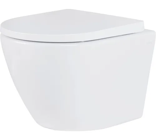 Унитаз подвесной Roxen Antares в комплекте с инсталляцией StounFix Dual Fresh 6 в 1 968454 кнопка: брашированное золото