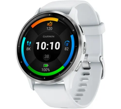 Умные часы Garmin Venu 3 белый, с силиконовым ремешком