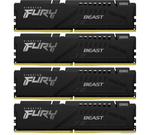 Оперативная память Kingston FURY Beast 4x32ГБ DDR5 5200 МГц KF552C40BBK4-128