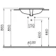 Умывальник Vitra S20 55x45 [5465B003-0001]