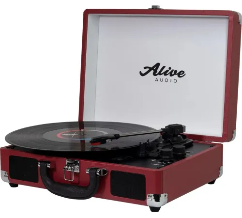 Виниловый проигрыватель Alive Audio Glam Cherry