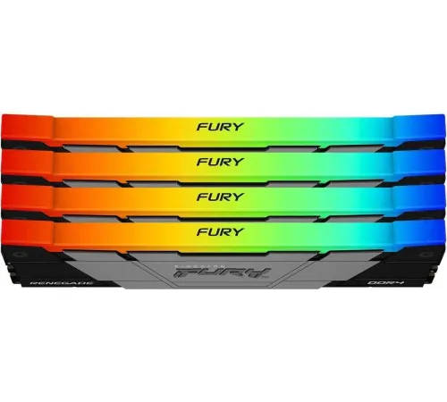 Оперативная память Kingston FURY Renegade RGB 4x16ГБ DDR4 3200 МГц KF432C16RB12AK4/64