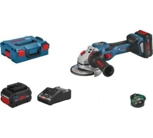 Угловая шлифмашина Bosch GWS 18V-15 SC Professional 06019H6101 с 2-мя АКБ, кейс