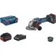 Угловая шлифмашина Bosch GWS 18V-15 SC Professional 06019H6101 с 2-мя АКБ, кейс