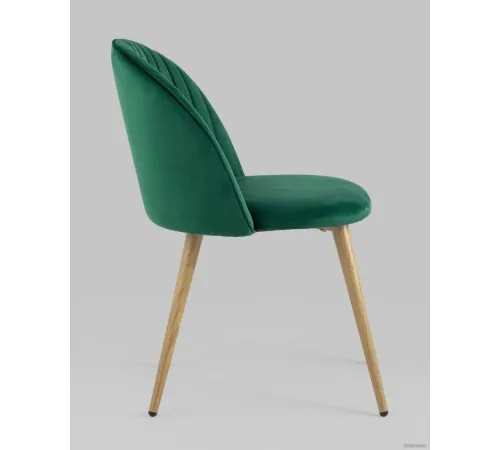 Стул Stool Group Лион Страйпс DC-69030G HLR-56 велюр зеленый