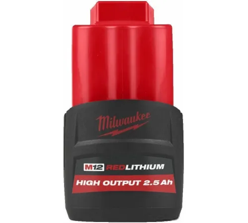 Аккумулятор Milwaukee M12 M12HB2.5 4932480164 12В/2.5 Ач