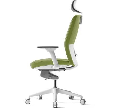 Кресло Bestuhl J2 White Pl с подголовником зеленый