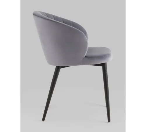 Стул Stool Group Lastura велюр серый