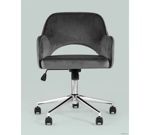 Офисное кресло Stool Group Кларк велюр серый