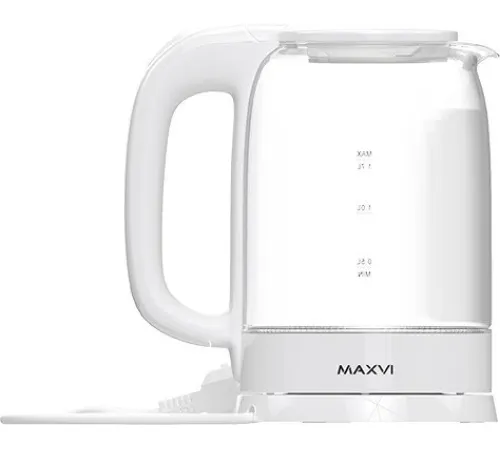 Электрический чайник Maxvi KE1741G белый