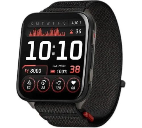 Умные часы Garmin Venu X1 титановый/черный
