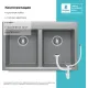 Кухонная мойка Polygran Brig 790 серый