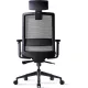 Кресло Bestuhl S30 Black Pl с подголовником черный