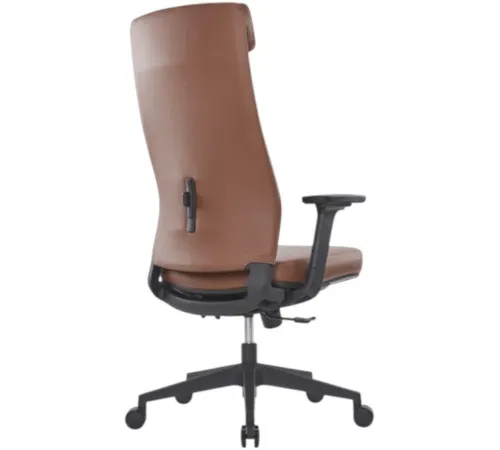 Офисное кресло SitZone CH-366A натуральная кожа, коричневый