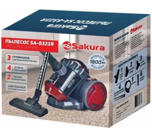 Пылесос Sakura SA-8323R