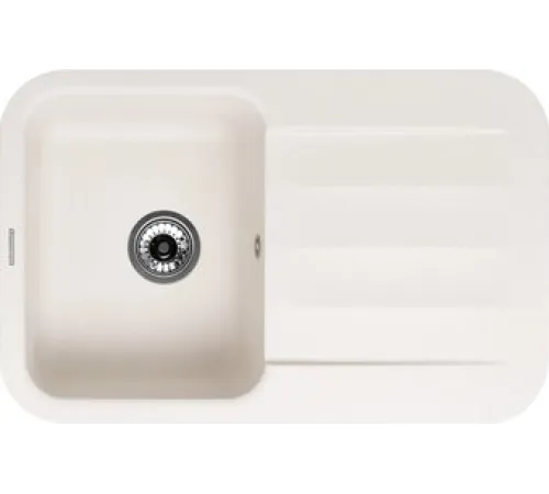 Кухонная мойка KUPPERSBERG Lira 1B1D White Alabaster