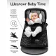 Шезлонг Amarobaby Baby Time AB21-25BT/09 черный