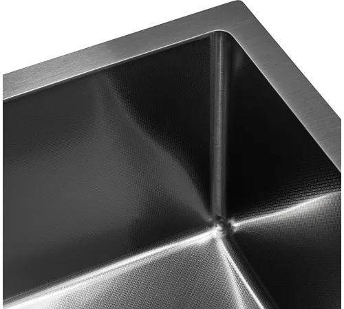 Кухонная мойка ARFEKA ECO AR 550*450 BLACK PVD NANO DECOR MILLET GRAINS