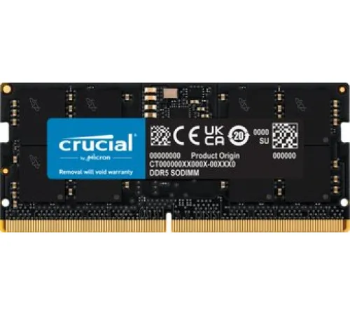 Оперативная память Crucial 8ГБ DDR5 SODIMM 5600 МГц CT8G56C46S5