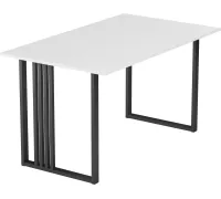 Стол Mio Tesoro Франко 100x60 белый/черный