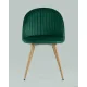 Стул Stool Group Лион Страйпс DC-69030G HLR-56 велюр зеленый