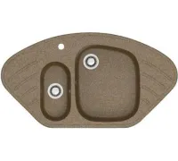 Кухонная мойка Berge BR-9550 песочный матовый