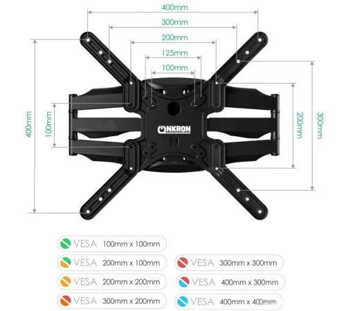Кронштейн для телевизора Onkron M5 черный