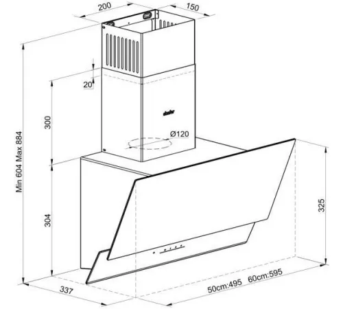 Кухонная вытяжка Simfer SM68W