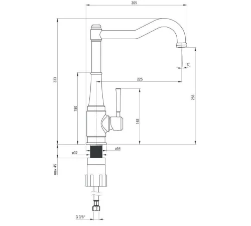 Смеситель Deante Tamizo BQT Z63M