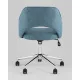 Офисное кресло Stool Group Кларк Clarkson Tweed Blue рогожка, синий