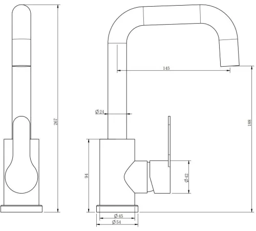 Смеситель Esko Orlando OL26MS