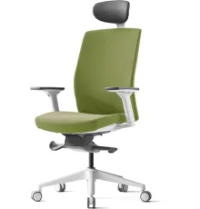 Кресло Bestuhl J2 White Pl с подголовником зеленый