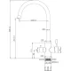 Смеситель Esko Kitchen K04B