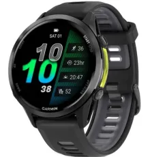 Умные часы Garmin Forerunner 970 47 мм темно-серый/серый