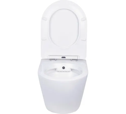 Унитаз подвесной Roxen Antares Bidet в комплекте с инсталляцией StounFix Dual Fresh 6 в 1 968457 кнопка: брашированное золото