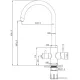 Смеситель Esko K22 B