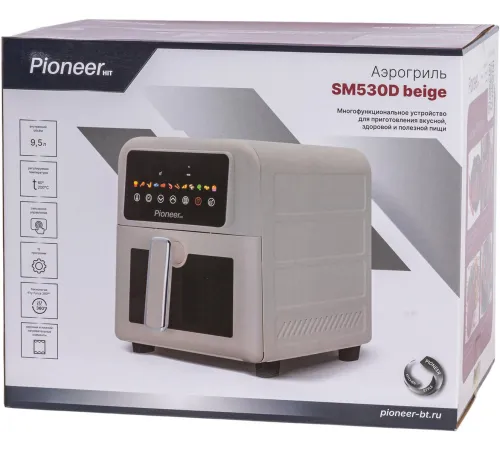 Аэрогриль аэрофритюрница Pioneer SM530D бежевый