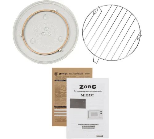Микроволновая печь ZorG MIO252 S black matte черный матовый
