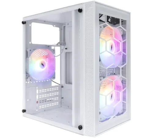 Корпус 1stPlayer FireBase X1-WH-3F1-W