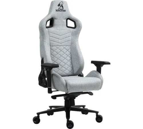 Игровое геймерское кресло Evolution Conqueror fabric серый
